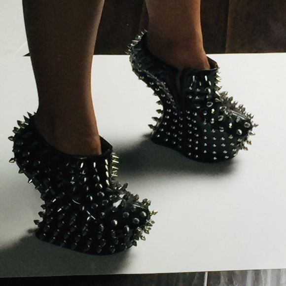 jeffrey campbell Shadow wedge platforms size 6 - Picture 3 of 8